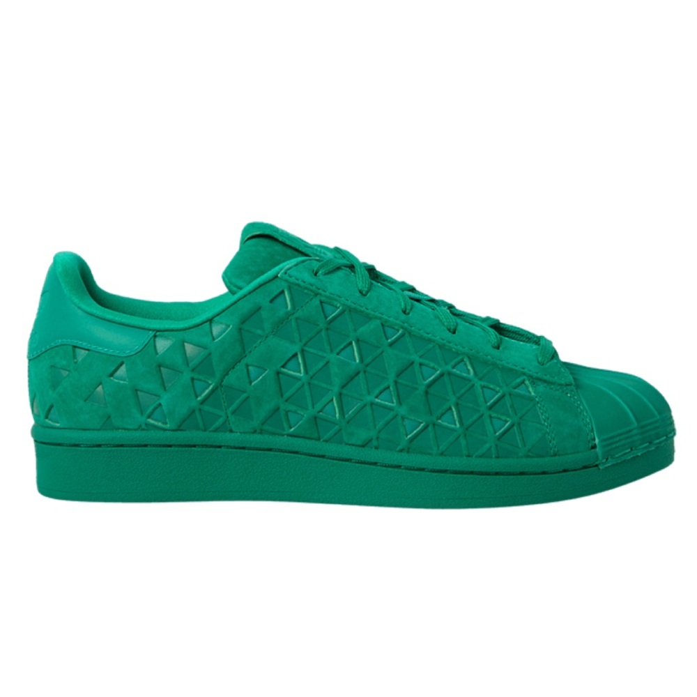 Rare men’s Adidas Superstar Xeno Reflective Shoes Green AQ8180